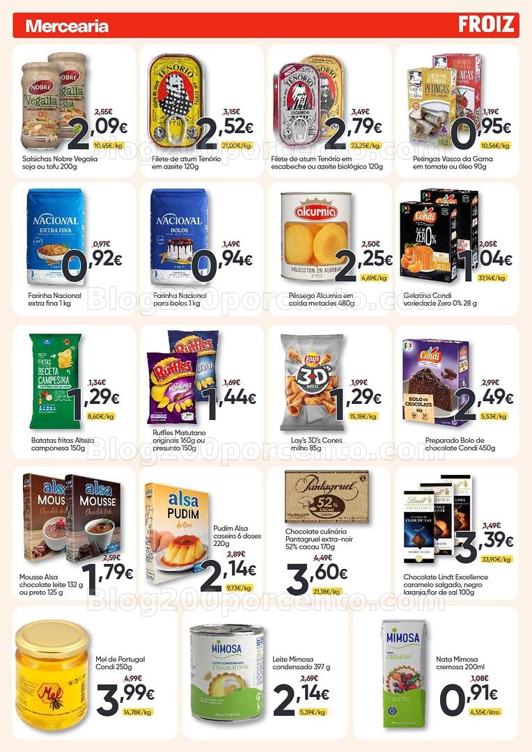 Antevisão Folheto FROIZ Promoções de 23 julho a 11 agosto