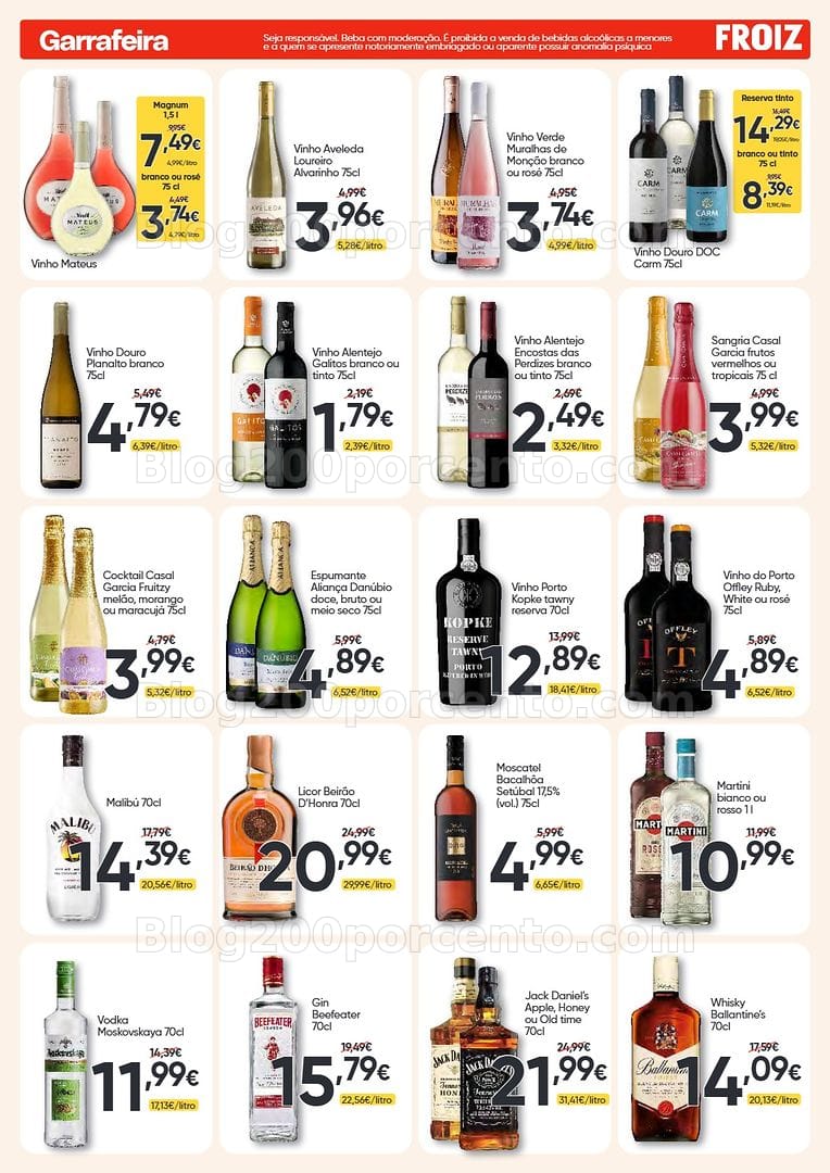Antevisão Folheto FROIZ Promoções de 23 julho a 11 agosto
