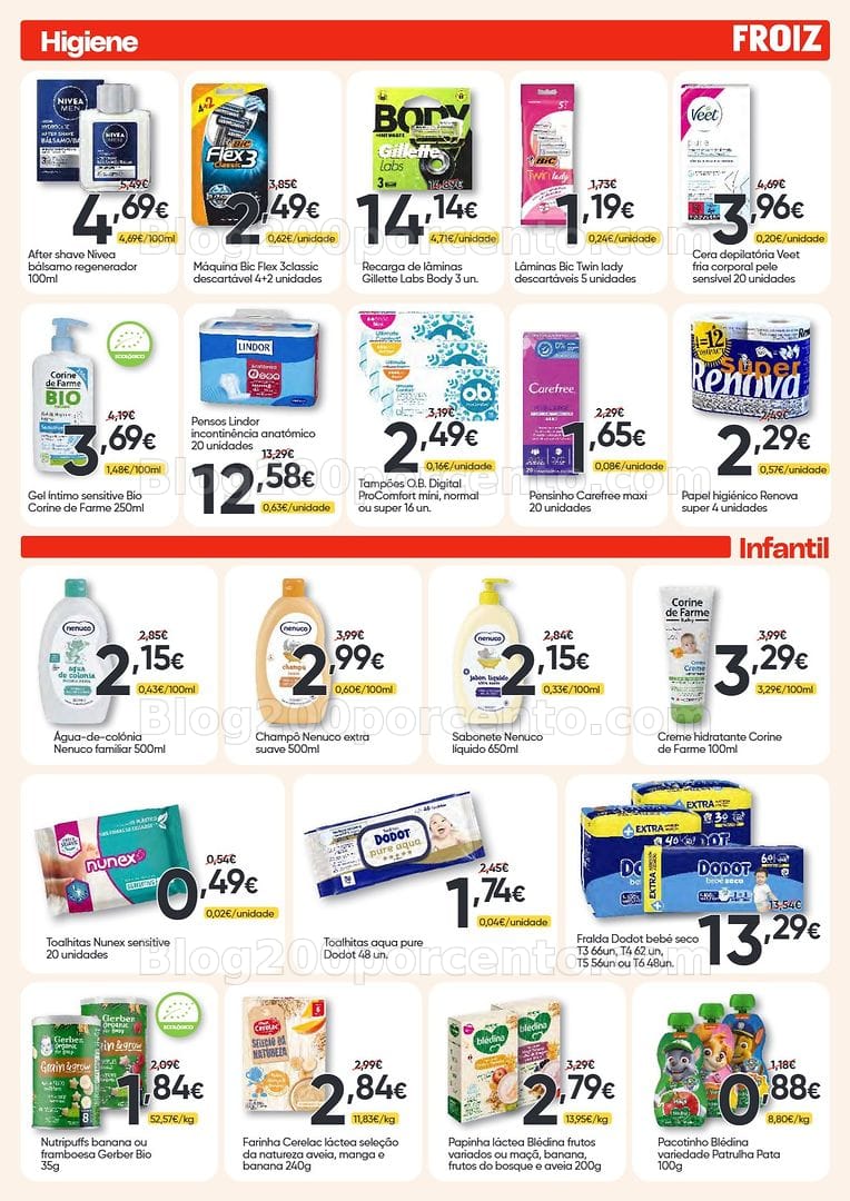 Antevisão Folheto FROIZ Promoções de 23 julho a 11 agosto