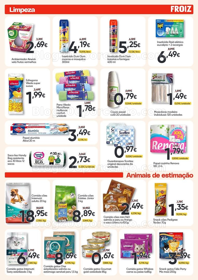 Antevisão Folheto FROIZ Promoções de 23 julho a 11 agosto