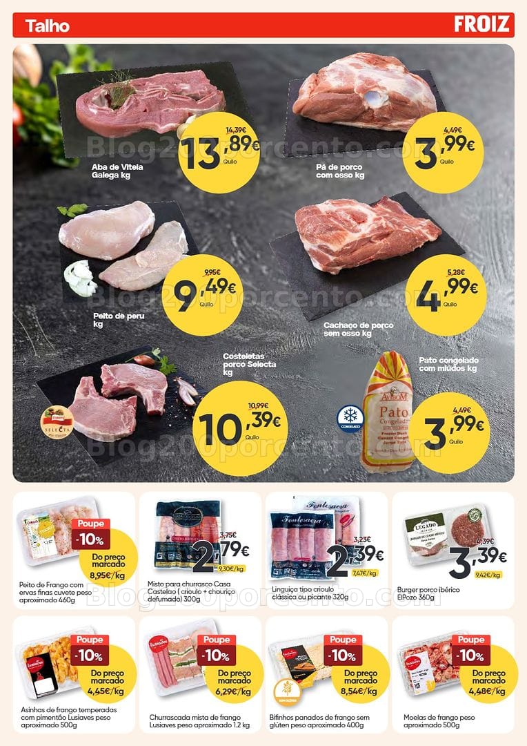 Antevisão Folheto FROIZ Promoções de 23 julho a 11 agosto