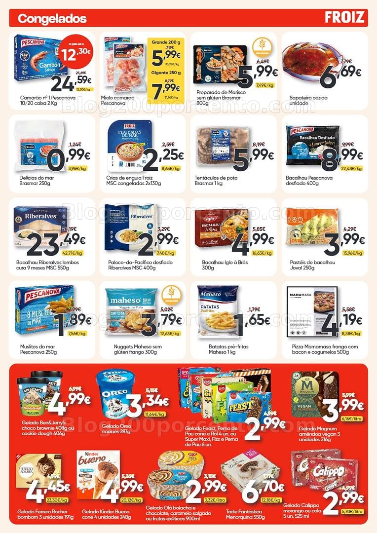 Antevisão Folheto FROIZ Promoções de 23 julho a 11 agosto