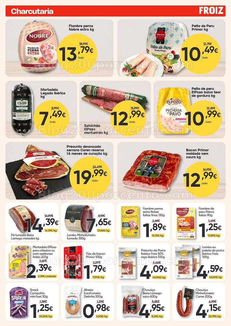 Antevisão Folheto FROIZ Promoções de 23 julho a 11 agosto