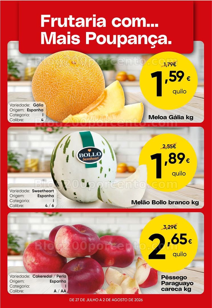 Antevisão Folheto FROIZ Promoções de 27 julho a 2 agosto