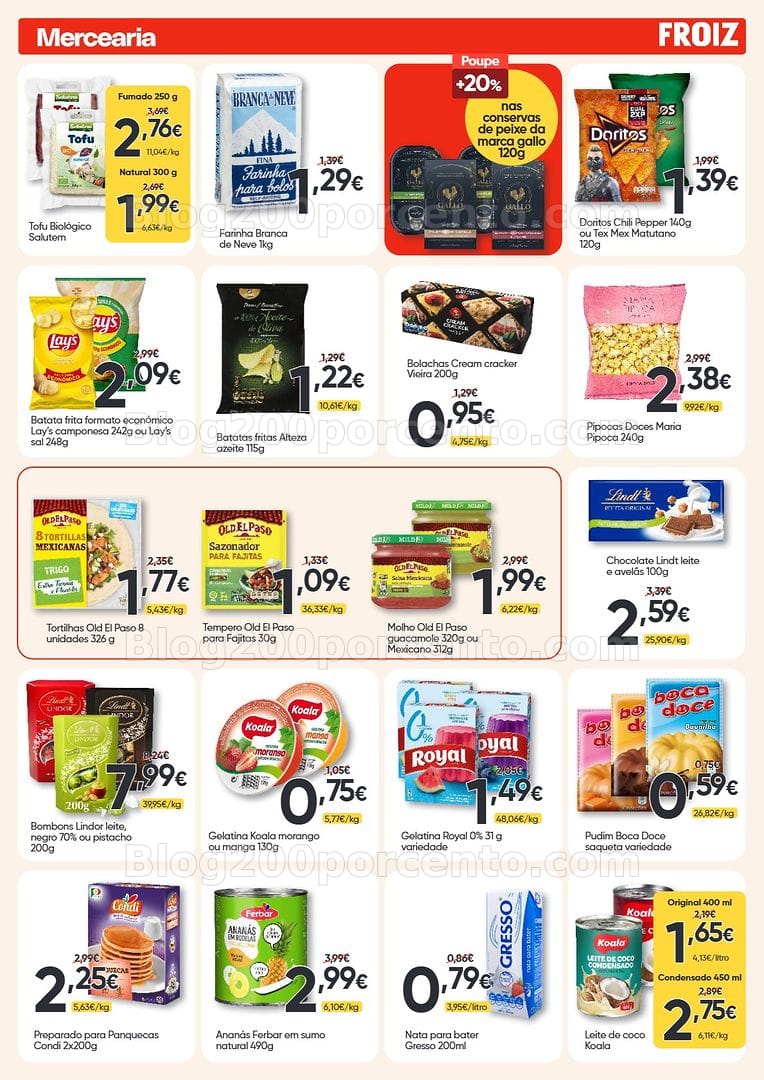 Antevisão Folheto FROIZ Promoções de 8 a 22 julho
