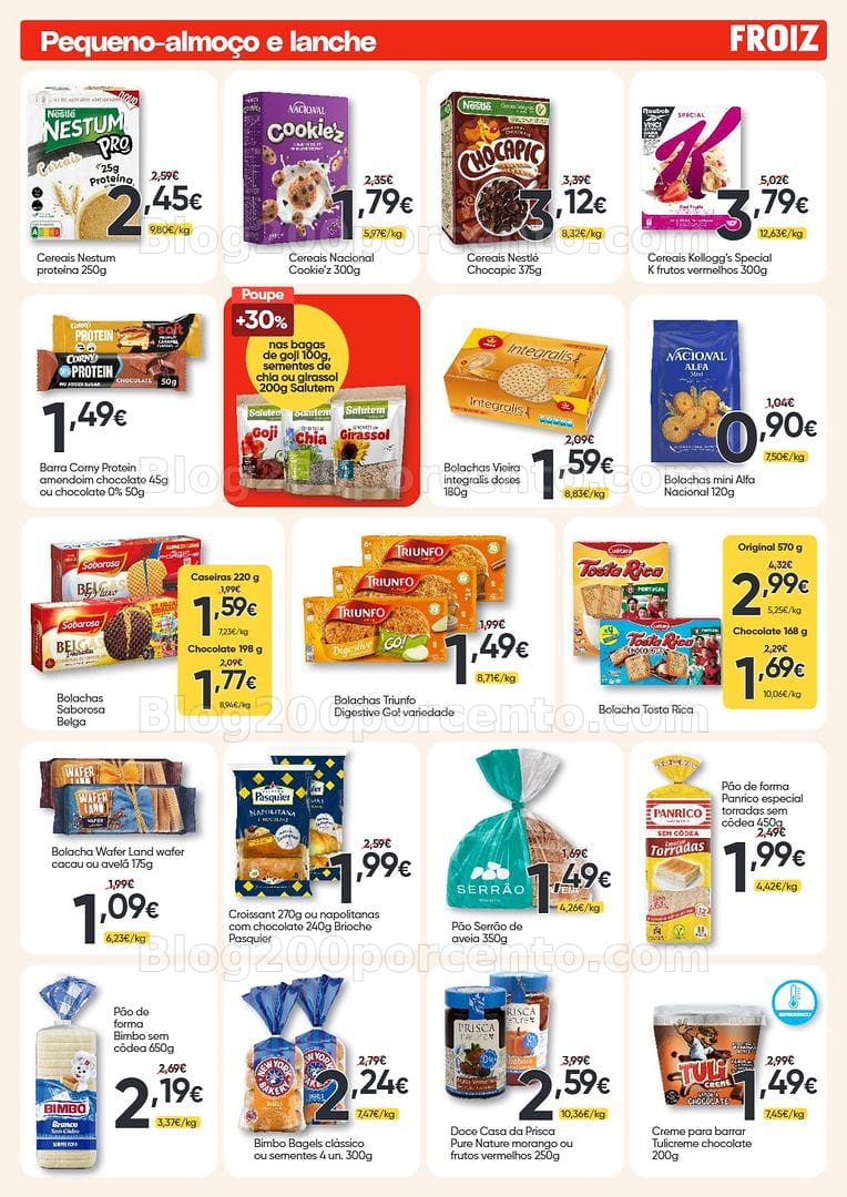 Antevisão Folheto FROIZ Promoções de 8 a 22 julho