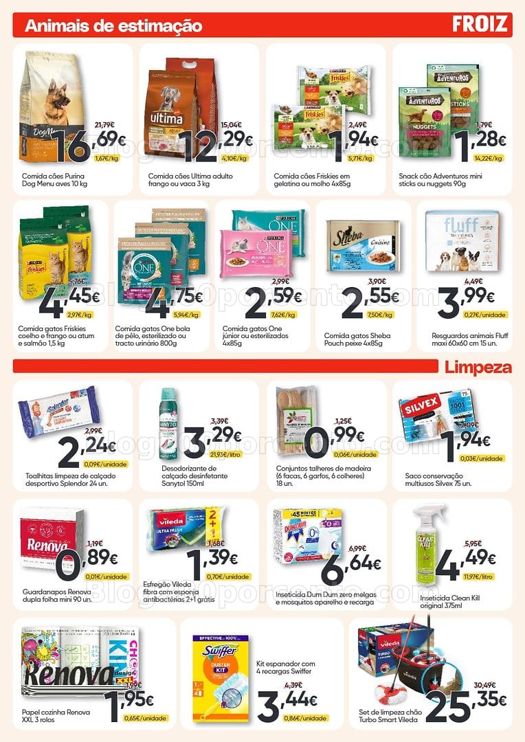 Antevisão Folheto FROIZ Promoções de 8 a 22 julho
