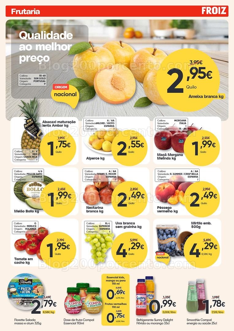 Antevisão Folheto FROIZ Promoções de 8 a 22 julho