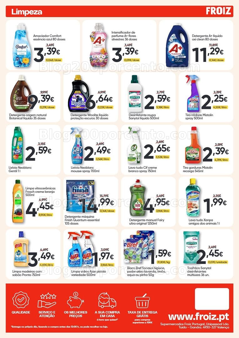 Antevisão Folheto FROIZ Promoções de 8 a 22 julho