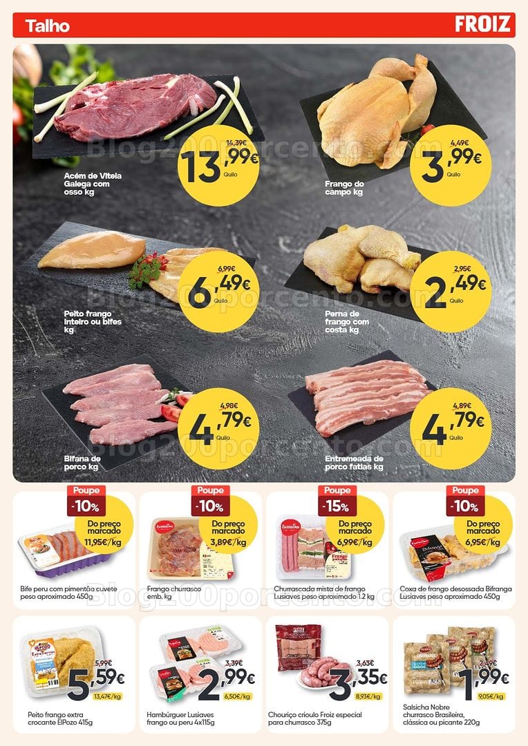 Antevisão Folheto FROIZ Promoções de 8 a 22 julho
