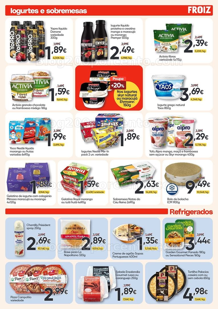 Antevisão Folheto FROIZ Promoções de 8 a 22 julho