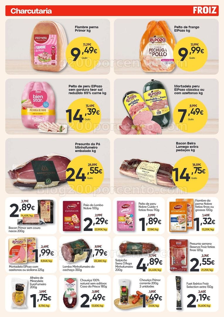 Antevisão Folheto FROIZ Promoções de 8 a 22 julho