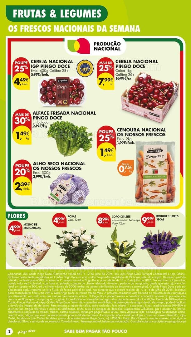 Antevisão Folheto PINGO DOCE Lojas Grandes Promoções de 7 a 13 julho