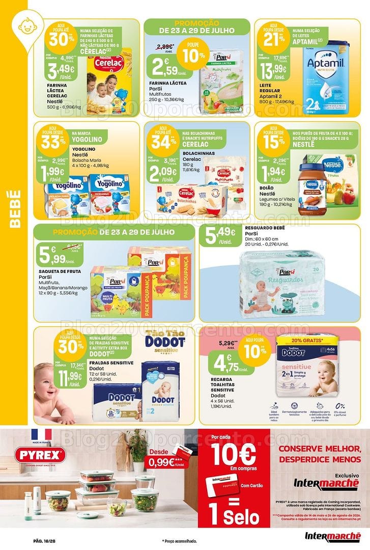 Antevisão Folheto INTERMARCHÉ Contact Promoções de 23 a 29 julho
