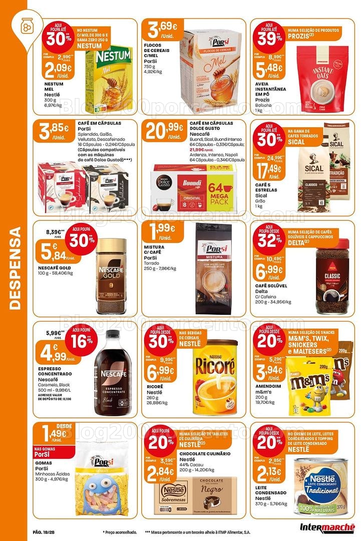 Antevisão Folheto INTERMARCHÉ Contact Promoções de 23 a 29 julho