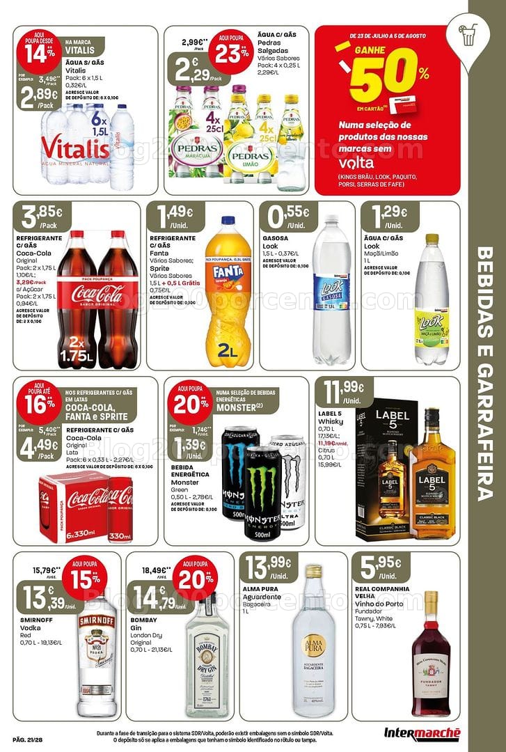 Antevisão Folheto INTERMARCHÉ Contact Promoções de 23 a 29 julho