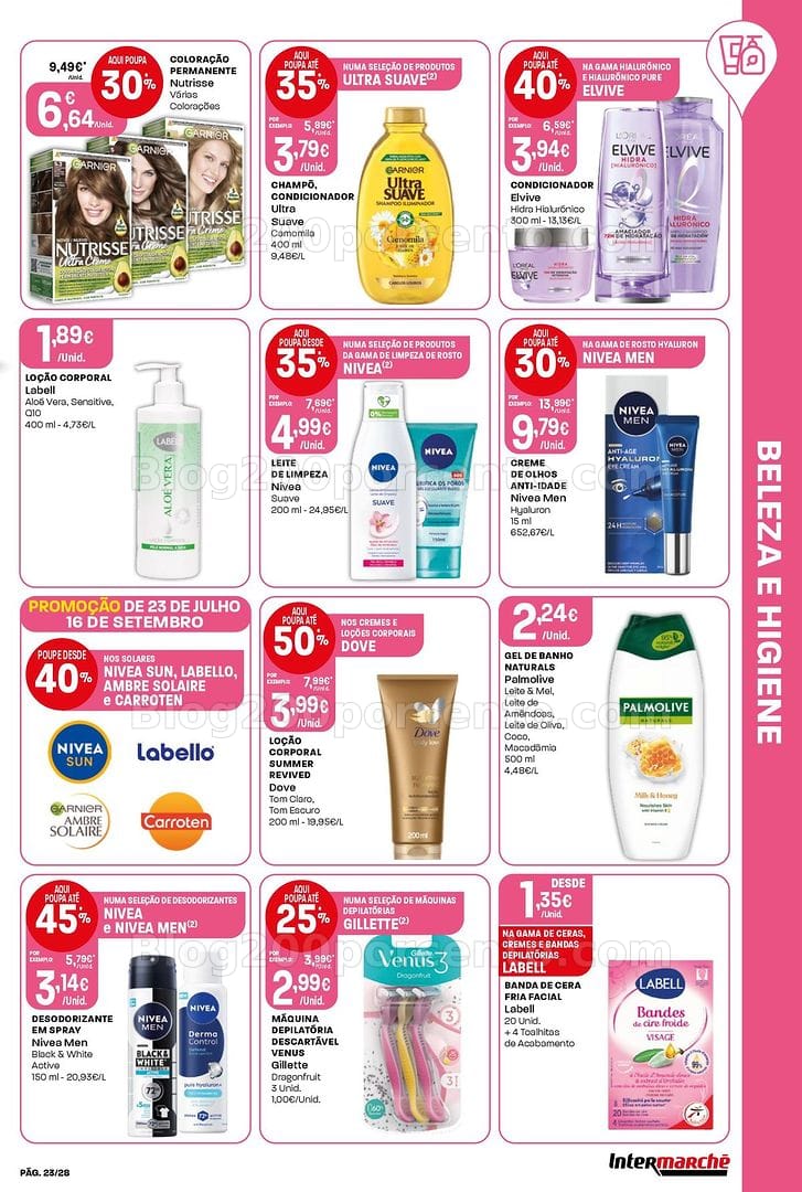 Antevisão Folheto INTERMARCHÉ Contact Promoções de 23 a 29 julho