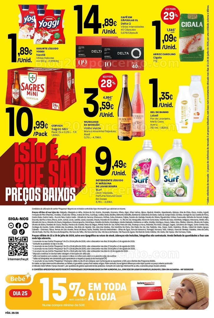 Antevisão Folheto INTERMARCHÉ Contact Promoções de 23 a 29 julho