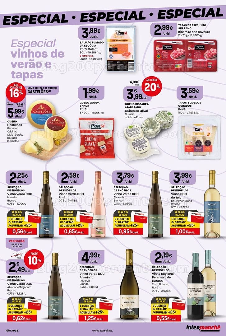 Antevisão Folheto INTERMARCHÉ Contact Promoções de 23 a 29 julho