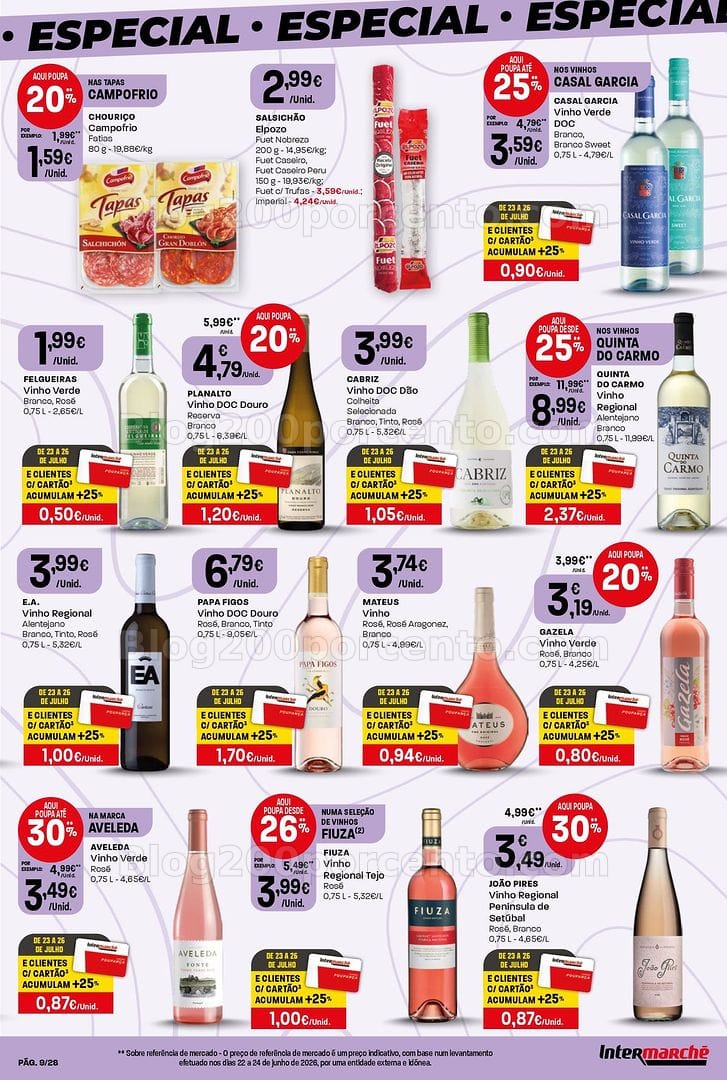 Antevisão Folheto INTERMARCHÉ Contact Promoções de 23 a 29 julho