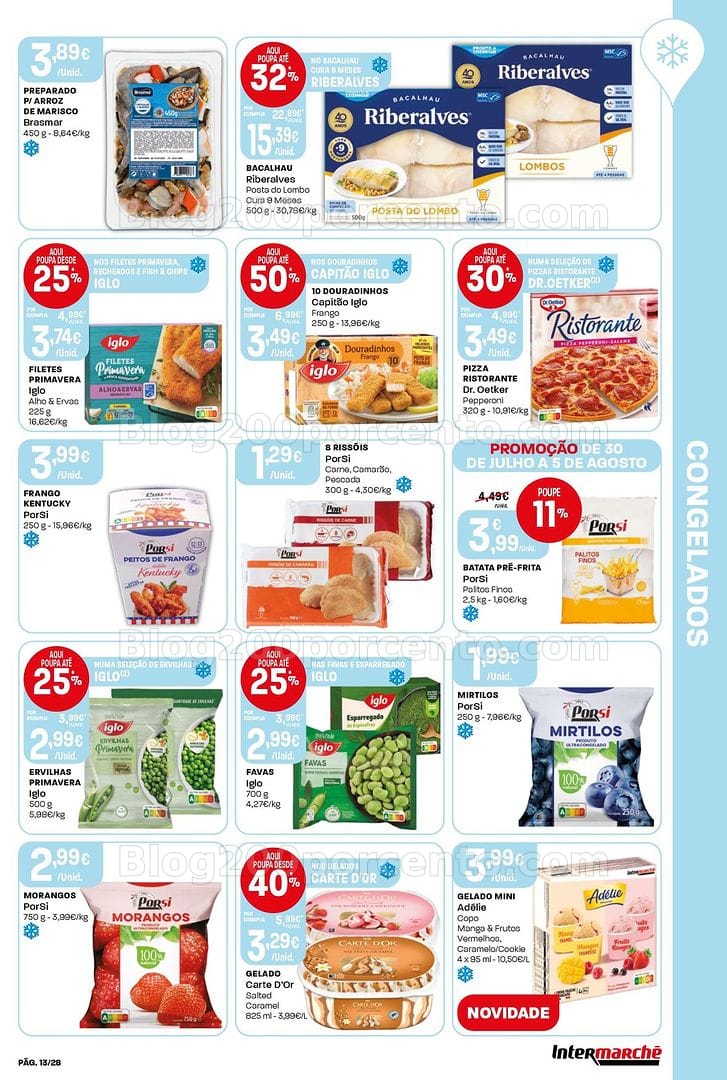Antevisão Folheto INTERMARCHÉ Contact Promoções de 30 julho a 5 agosto