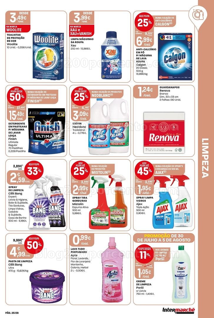 Antevisão Folheto INTERMARCHÉ Contact Promoções de 30 julho a 5 agosto
