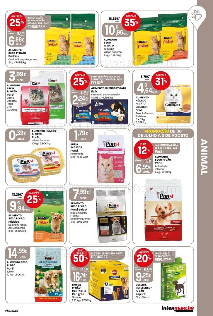 Antevisão Folheto INTERMARCHÉ Contact Promoções de 30 julho a 5 agosto