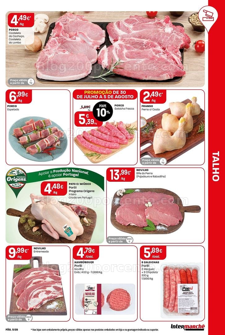 Antevisão Folheto INTERMARCHÉ Contact Promoções de 30 julho a 5 agosto