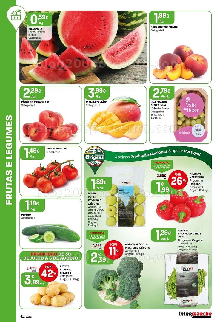 Antevisão Folheto INTERMARCHÉ Contact Promoções de 30 julho a 5 agosto