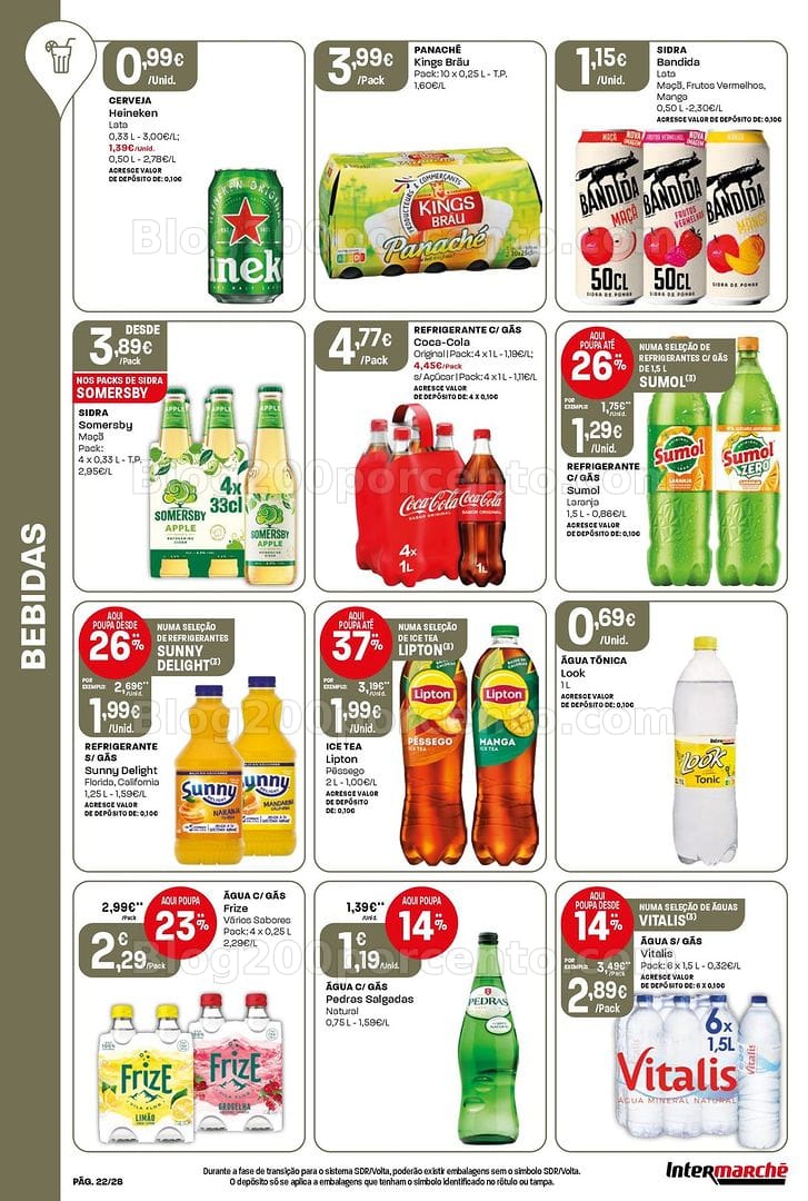 Antevisão Folheto INTERMARCHÉ Contact Promoções de 9 a 15 julho
