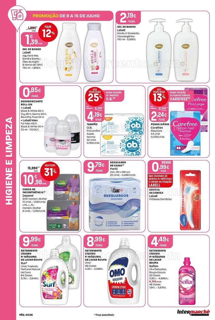 Antevisão Folheto INTERMARCHÉ Contact Promoções de 9 a 15 julho