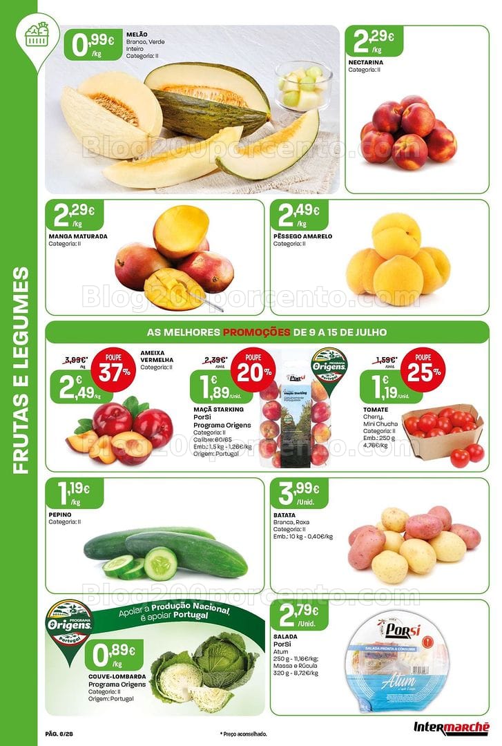 Antevisão Folheto INTERMARCHÉ Contact Promoções de 9 a 15 julho