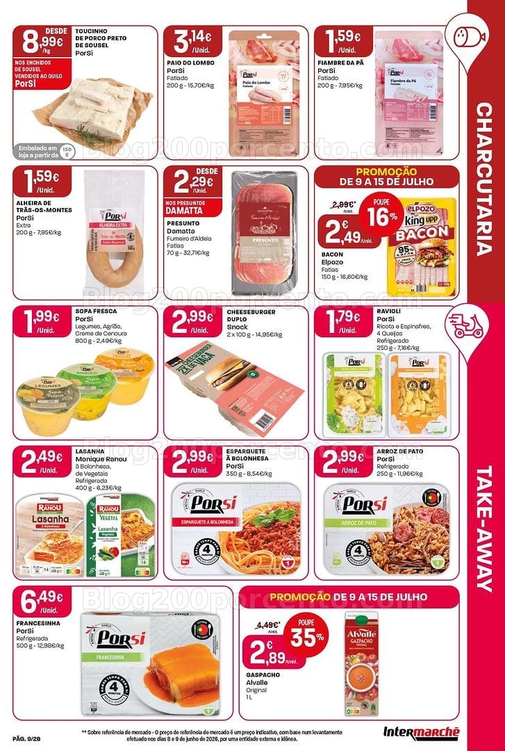 Antevisão Folheto INTERMARCHÉ Contact Promoções de 9 a 15 julho