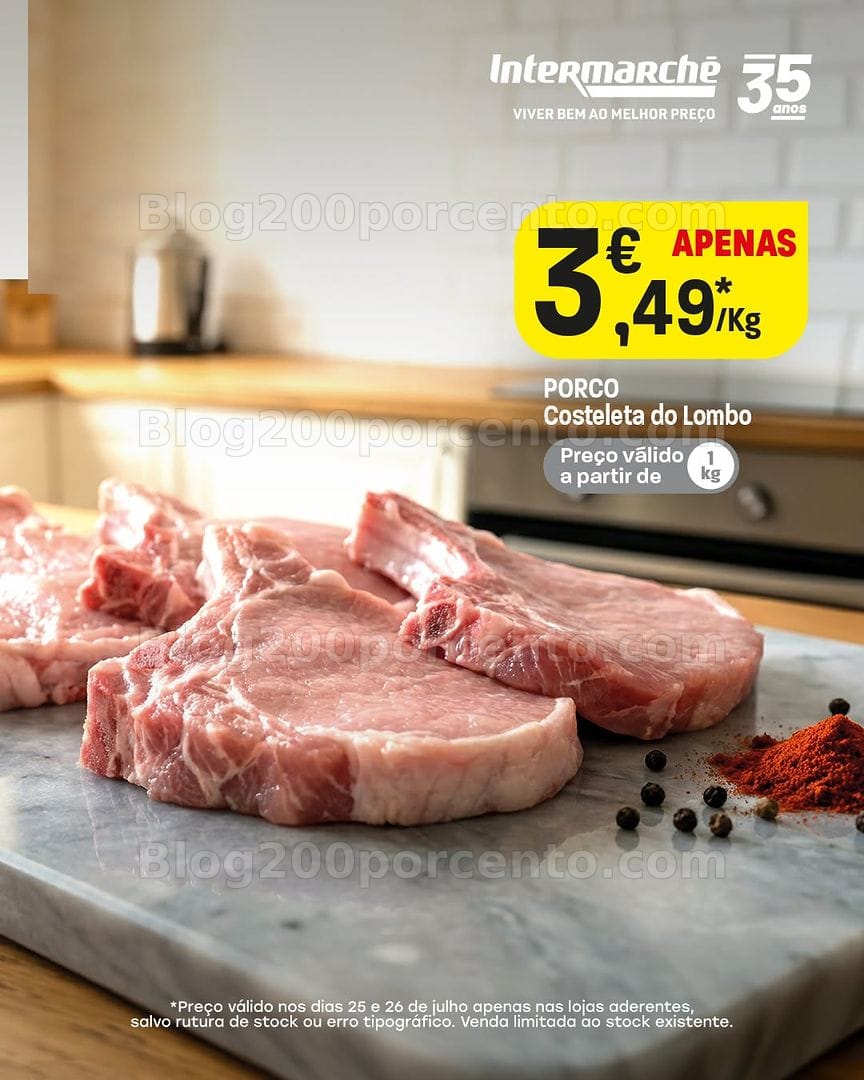 Antevisão Folheto INTERMARCHÉ Promoções Fim de Semana - 25 a 26 julho