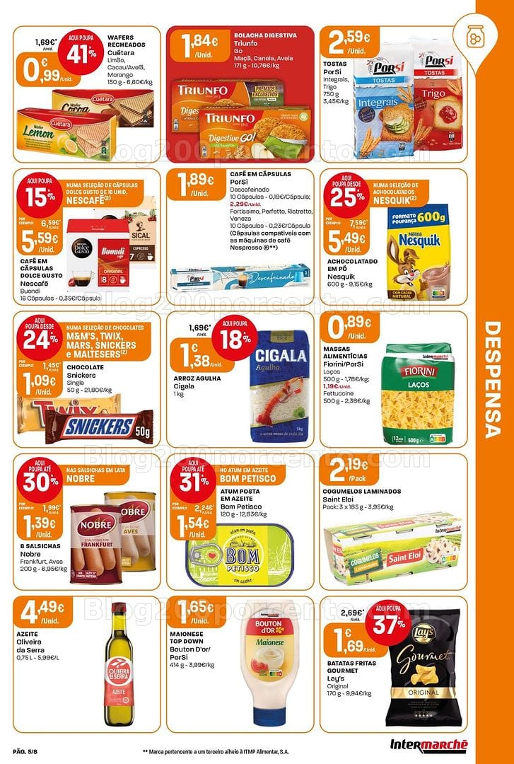 Antevisão Folheto INTERMARCHÉ Mini Promoções de 16 a 22 julho