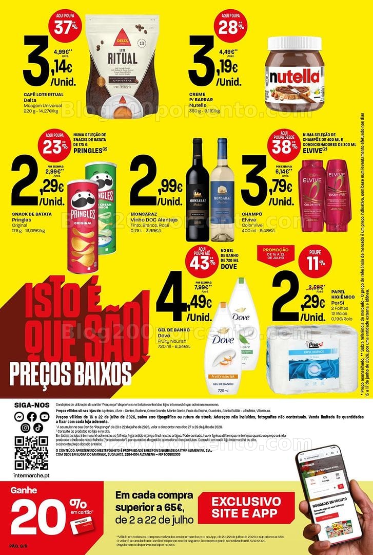 Antevisão Folheto INTERMARCHÉ Mini Promoções de 16 a 22 julho