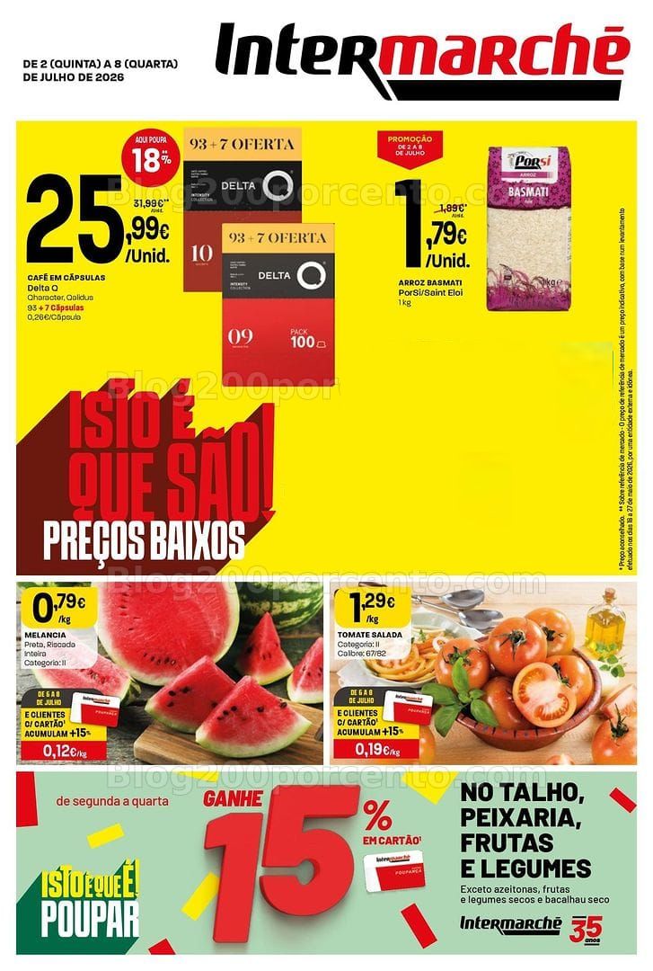 Antevisão Folheto INTERMARCHÉ Mini Promoções de 2 a 8 julho