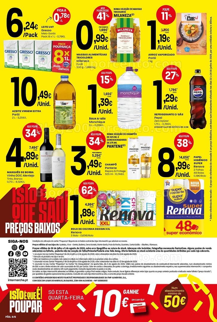 Antevisão Folheto INTERMARCHÉ Mini Promoções de 30 julho a 5 agosto