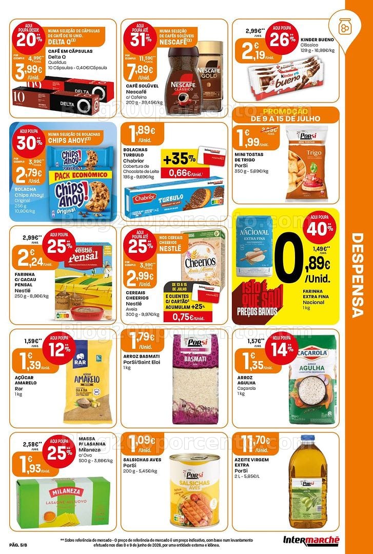 Antevisão Folheto INTERMARCHÉ Mini Promoções de 9 a 15 julho