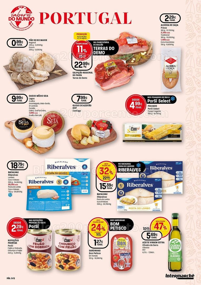 Antevisão Folheto INTERMARCHÉ Sabores do Mundo Promoções de 30 julho a 12 agosto