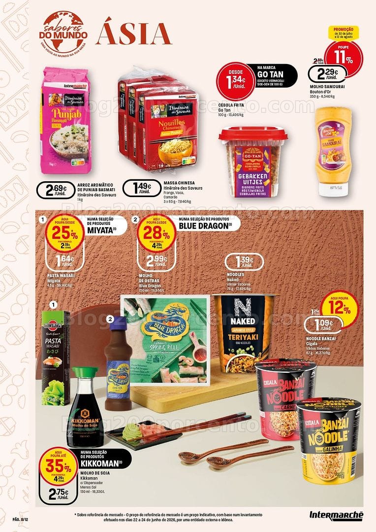 Antevisão Folheto INTERMARCHÉ Sabores do Mundo Promoções de 30 julho a 12 agosto