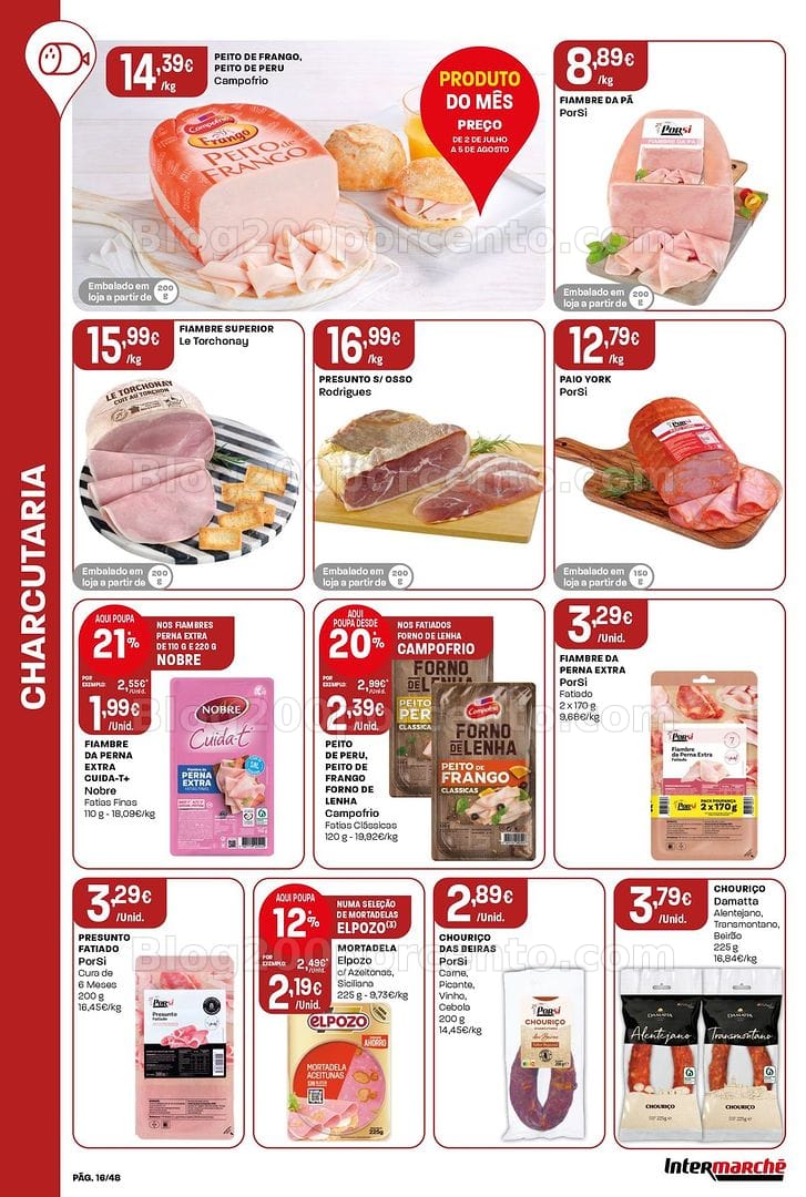 Antevisão Folheto INTERMARCHÉ Super Promoções de 16 a 22 julho