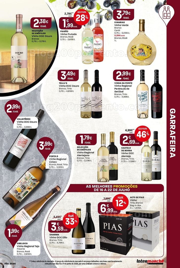Antevisão Folheto INTERMARCHÉ Super Promoções de 16 a 22 julho
