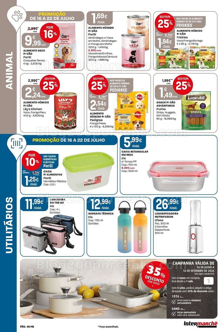 Antevisão Folheto INTERMARCHÉ Super Promoções de 16 a 22 julho