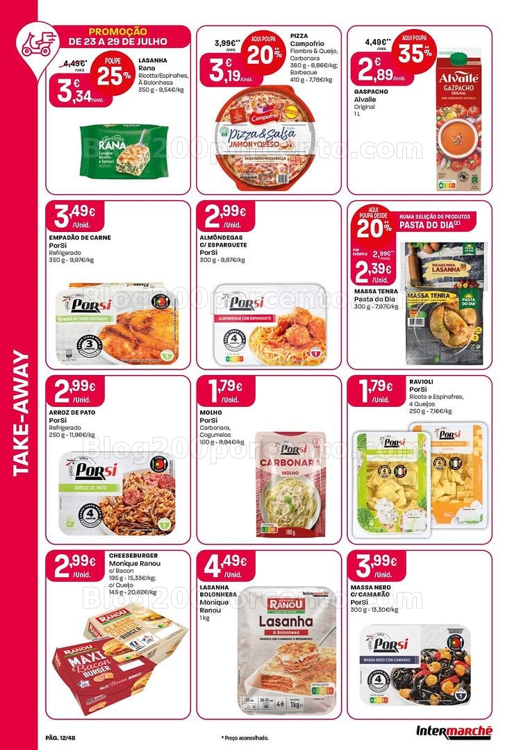 Antevisão Folheto INTERMARCHÉ Super Promoções de 23 a 29 julho