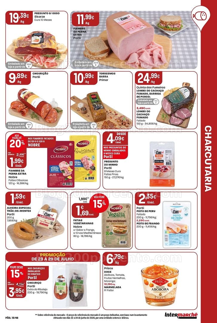 Antevisão Folheto INTERMARCHÉ Super Promoções de 23 a 29 julho