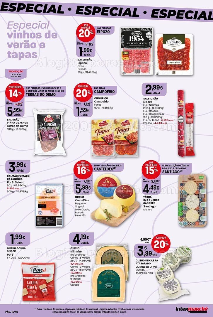 Antevisão Folheto INTERMARCHÉ Super Promoções de 23 a 29 julho