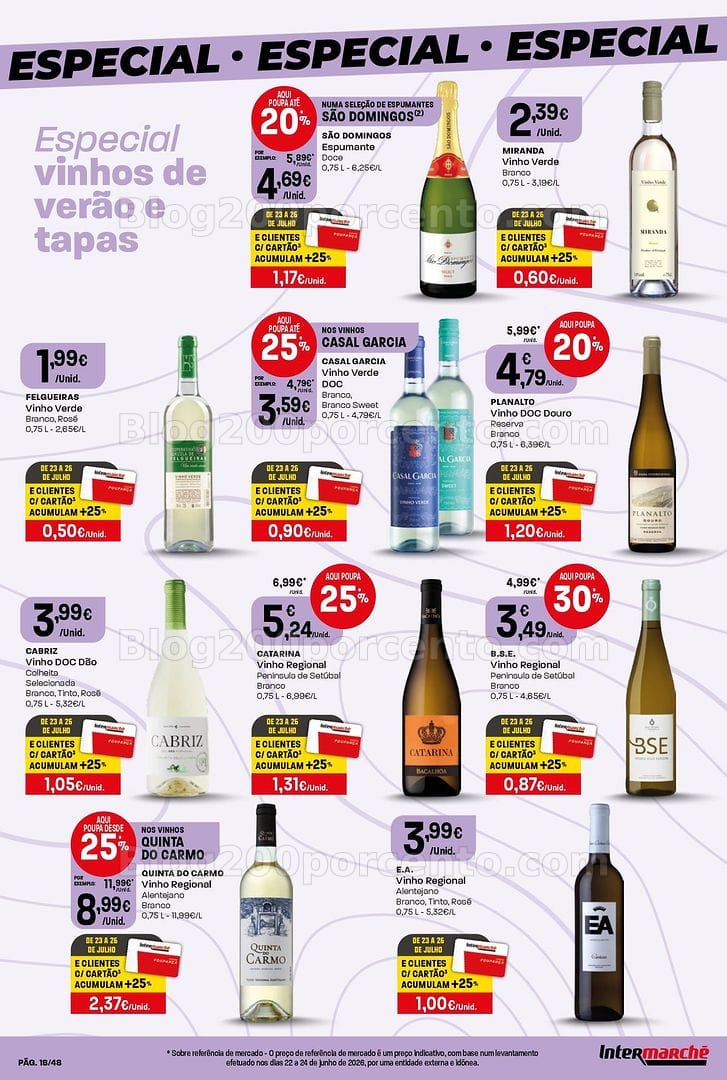 Antevisão Folheto INTERMARCHÉ Super Promoções de 23 a 29 julho