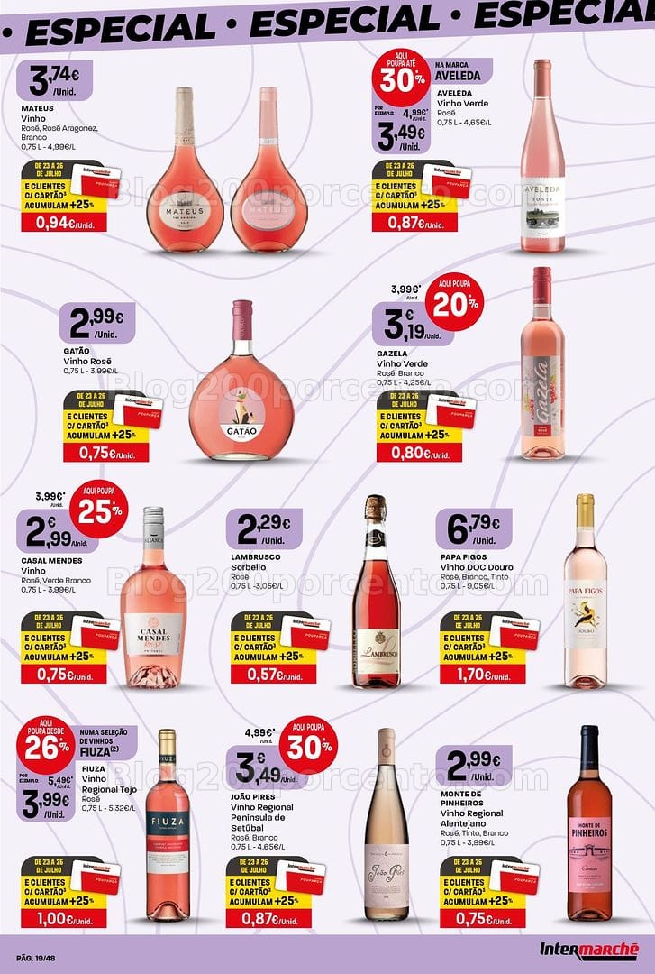 Antevisão Folheto INTERMARCHÉ Super Promoções de 23 a 29 julho