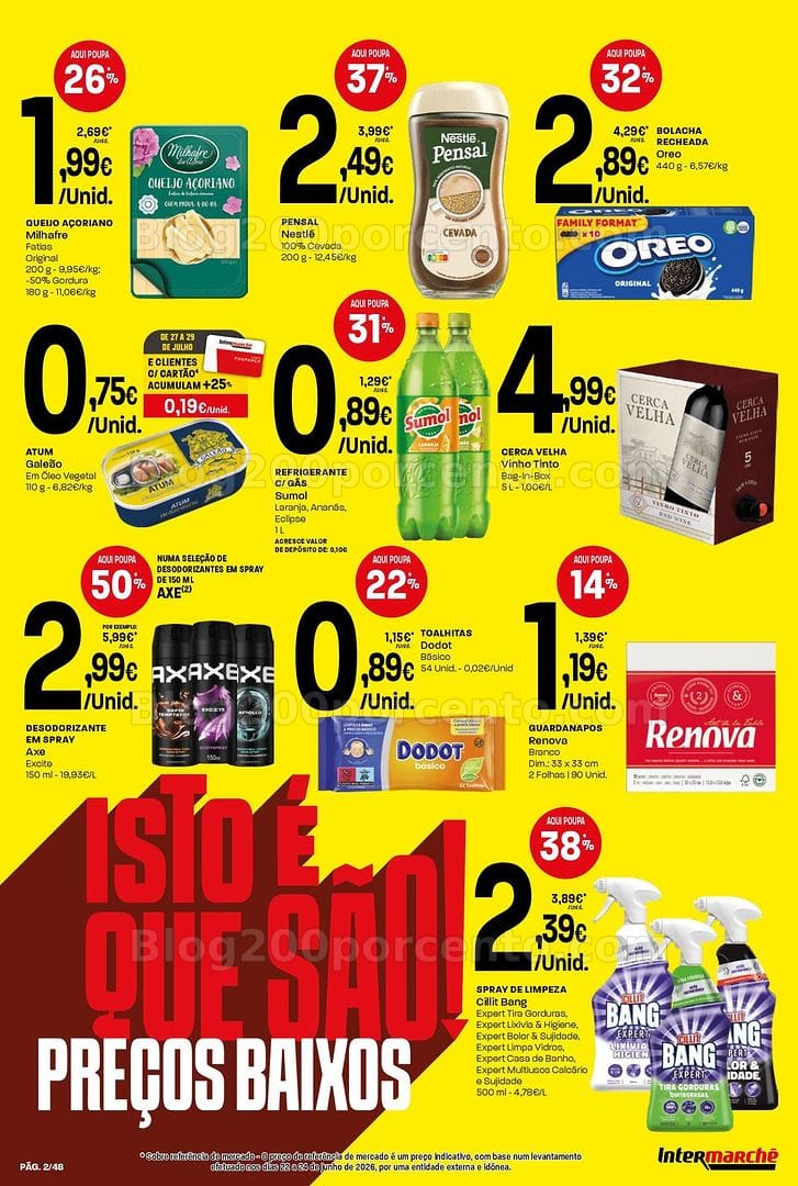 Antevisão Folheto INTERMARCHÉ Super Promoções de 23 a 29 julho